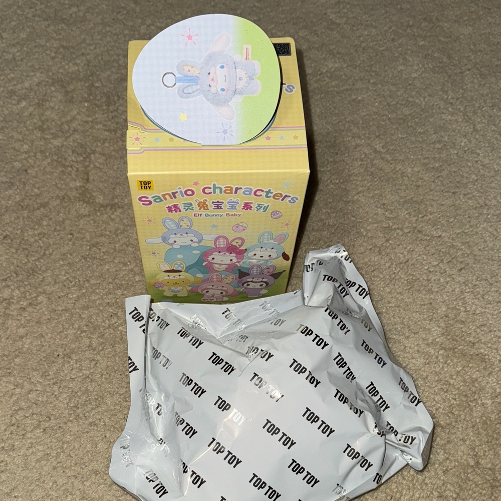 Sanrio Characters Elf Bunny Baby Top Toy- Cinnamoroll